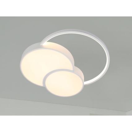 Dimbare LED plafondlamp LED/60W/230V 3000-6500K wit + afstandsbediening