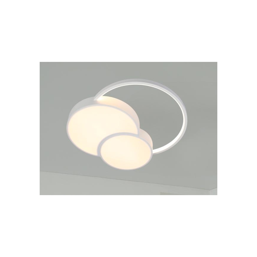 Dimbare LED plafondlamp LED/60W/230V 3000-6500K wit + afstandsbediening