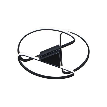 Dimbare LED Plafondlamp LED/75W/230V 3000-6500K zwart + afstandsbediening