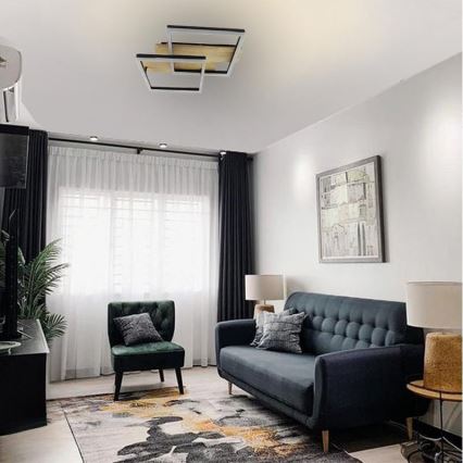 Dimbare LED plafondlamp LED/85W/230V 3000-6500K eiken + afstandsbediening