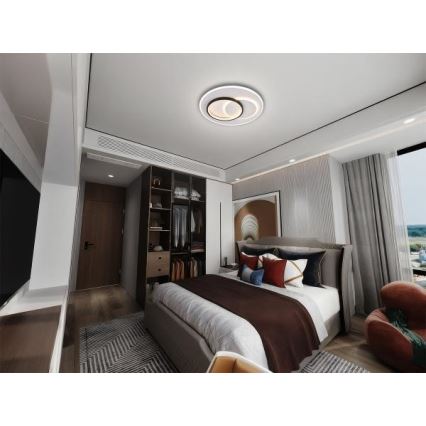 Dimbare LED Plafondlamp LED/85W/230V 3000-6500K + afstandsbediening