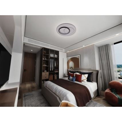 Dimbare LED Plafondlamp LED/85W/230V 3000-6500K + afstandsbediening