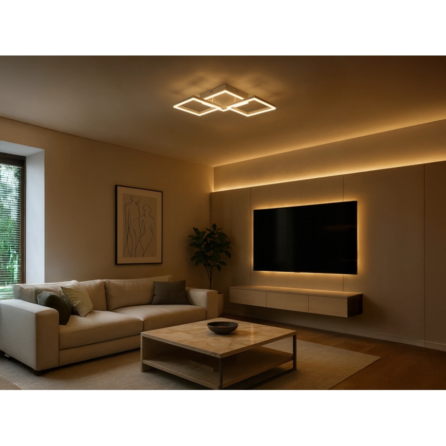 Dimbare LED-plafondlamp LED/85W/230V 3000-6500K + afstandsbediening