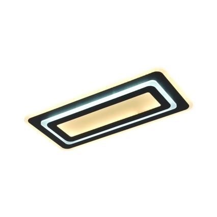 Dimbare LED plafondlamp LED/85W/230V 3000-6500K zwart + afstandsbediening