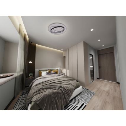 Dimbare LED Plafondlamp LED/90W/230V 3000-6500K + afstandsbediening