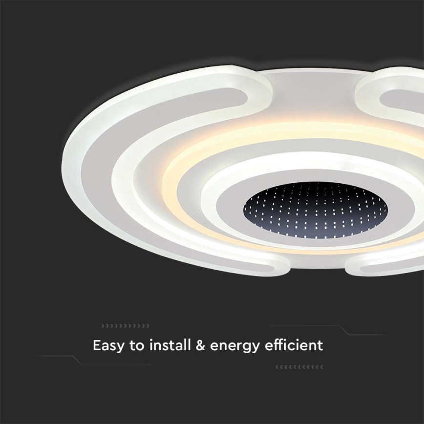 Dimbare LED plafondlamp LED/95W/230V 3000-6500K + afstandsbediening