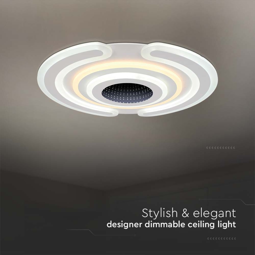 Dimbare LED plafondlamp LED/95W/230V 3000-6500K + afstandsbediening