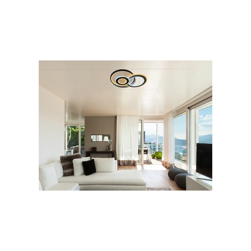 Dimbare LED-plafondlamp LED/95W/230V 3000-6500K + afstandsbediening