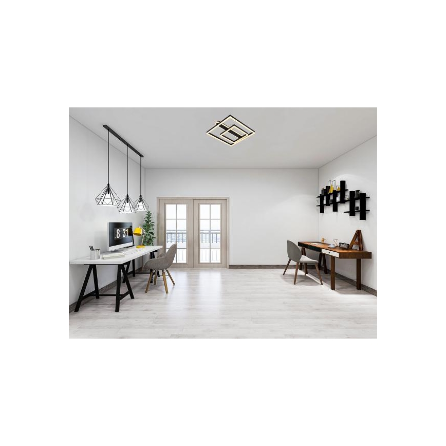 Dimbare LED-plafondlamp LED/95W/230V 3000-6500K + afstandsbediening