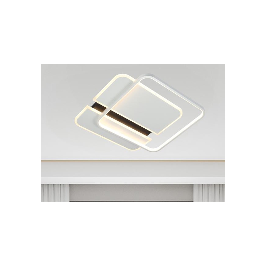 Dimbare LED plafondlamp LED/95W/230V 3000-6500K wit + afstandsbediening