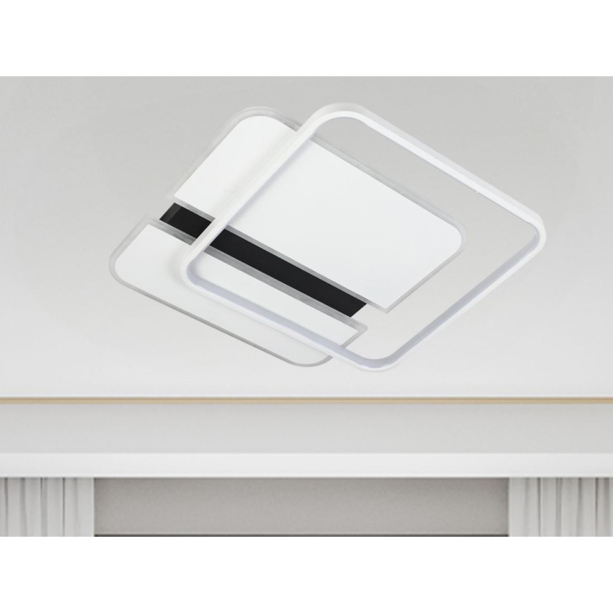 Dimbare LED plafondlamp LED/95W/230V 3000-6500K wit + afstandsbediening