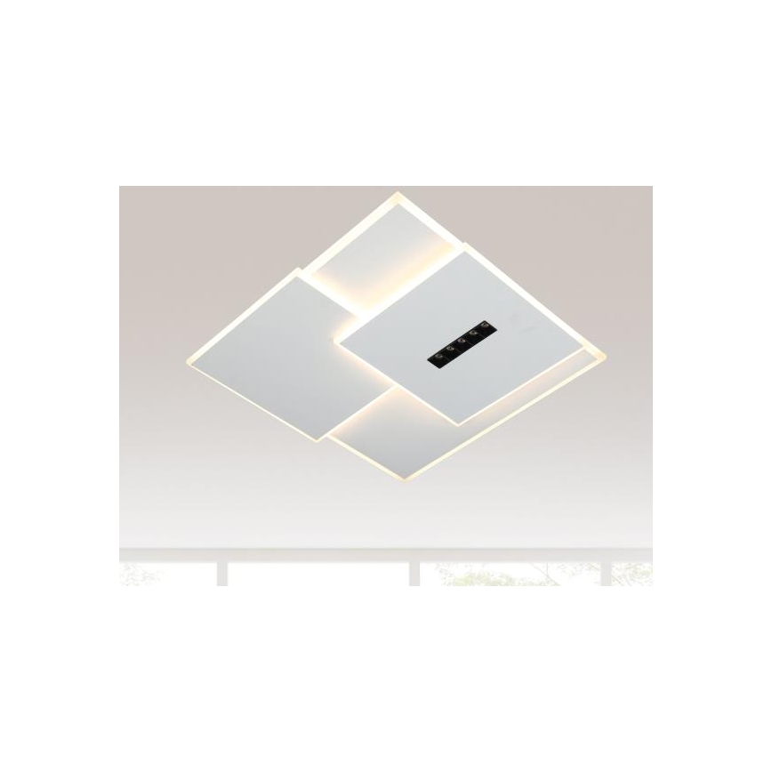 Dimbare LED Plafondlamp LED/95W/230V 3000-6500K wit + afstandsbediening