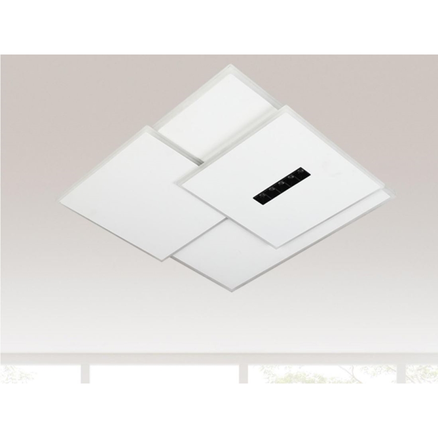 Dimbare LED Plafondlamp LED/95W/230V 3000-6500K wit + afstandsbediening