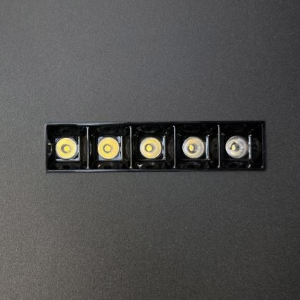 Dimbare LED Plafondlamp LED/95W/230V 3000-6500K zwart + afstandsbediening