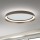 Dimbare LED Plafondlamp MANTA LED/38W/230V 2700/3000/4000K diameter 45 cm bruin