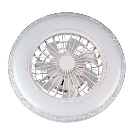 Dimbare LED-plafondlamp met ventilator EGYPT LED/48W/230V 3000-6500K wit + afstandsbediening