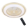 Dimbare LED Plafondlamp met Ventilator ZEPHYR LED/48W/230V 3000-6000K goud + afstandsbediening
