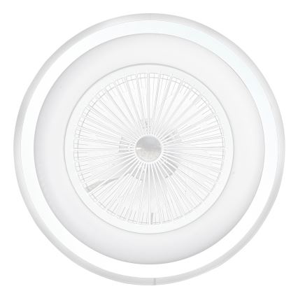 Dimbare LED Plafondlamp met Ventilator ZONDA LED/48W/230V 3000-6000K wit + afstandsbediening