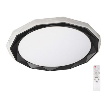 Dimbare LED plafondlamp OSCAR LED/45W/230V 3000-6000K zwart + afstandsbediening