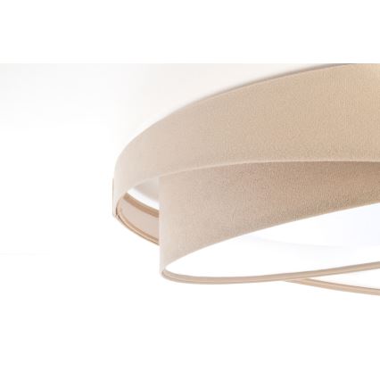 Dimbare LED-plafondlamp SMART GALAXY MODERN LED/24W/230V 3000-6500K Ø 55 cm beige/wit + afstandsbediening