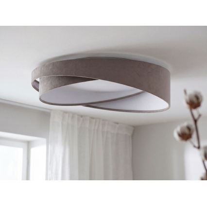 Dimbare LED-plafondlamp SMART GALAXY MODERN LED/24W/230V 3000-6500K Ø 55 cm grijs/wit + afstandsbediening
