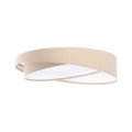 Dimbare LED-plafondlamp SMART GALAXY MODERN LED/24W/230V 3000-6500K Ø 55 cm beige/wit + afstandsbediening