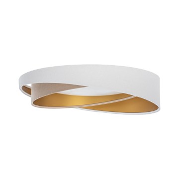 Dimbare LED-plafondlamp SMART GALAXY MODERN LED/24W/230V 3000-6500K Ø 55 cm wit/beige/goud + afstandsbediening