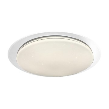 Dimbare LED-plafondlamp SONIC LED/24W/230V 3000-6000K Ø 40 cm wit + afstandsbediening
