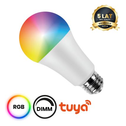 Dimbare LED RGB Lamp A70 E27/11W/230V 2700-6500K Wi-Fi Tuya