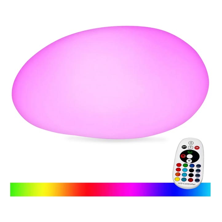 Dimbare LED RGB Lamp voor Buiten LED/1W/230V 28cm IP67 + afstandsbediening