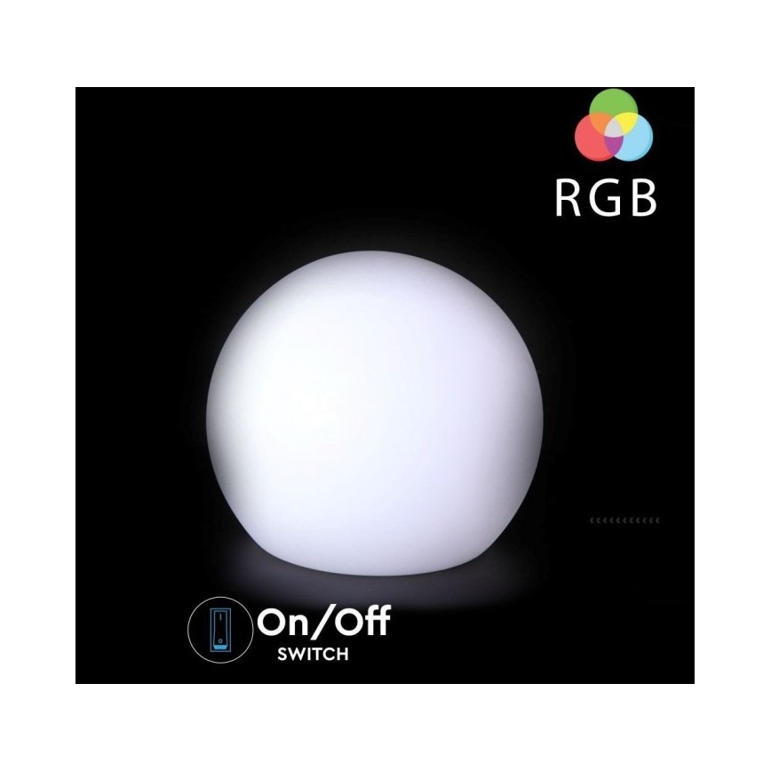 Dimbare LED RGB Lamp voor Buiten LED/1W/230V 30cm IP67