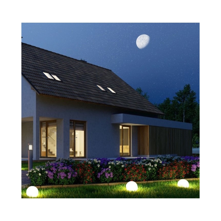 Dimbare LED RGB Lamp voor Buiten LED/1W/230V 30cm IP67