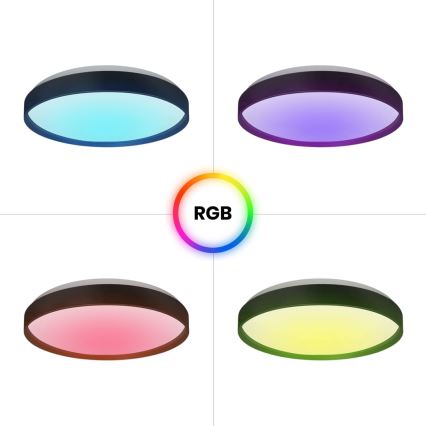 Dimbare LED RGB plafondlamp RINGO LED/36W/230V + afstandsbediening