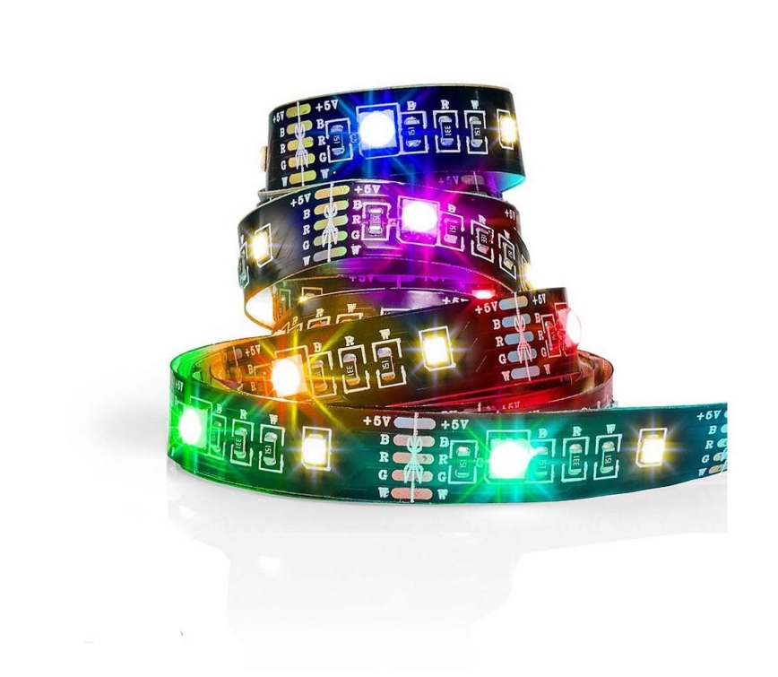 Dimbare LED RGB Strip SmartLife 2,4m LED/4W/5V