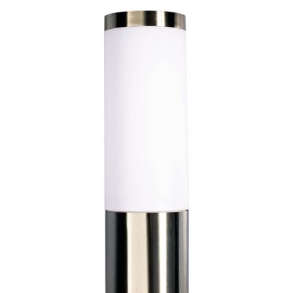 LED RGBW dimbare buitenlamp LIVIA 1xE27/6,5W/230V 2700-6500K Wi-Fi 100 cm IP44 zilver