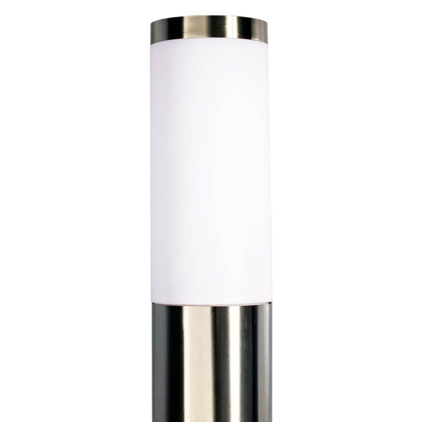 LED RGBW dimbare buitenlamp LIVIA 1xE27/6,5W/230V 2700-6500K Wi-Fi 100 cm IP44 zilver