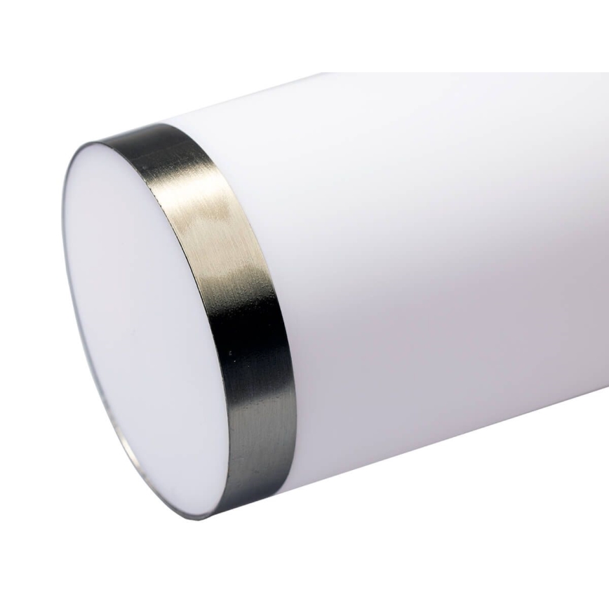 LED RGBW dimbare buitenlamp LIVIA 1xE27/6,5W/230V 2700-6500K Wi-Fi 100 cm IP44 zilver