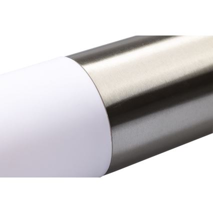 LED RGBW dimbare buitenlamp LIVIA 1xE27/6,5W/230V 2700-6500K Wi-Fi 100 cm IP44 zilver