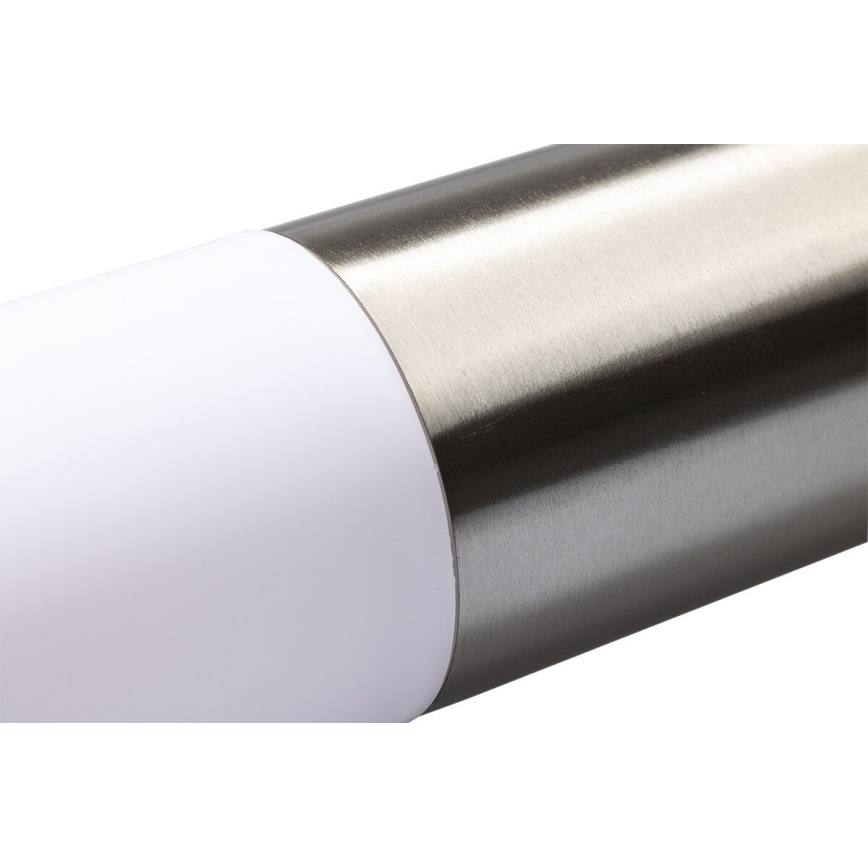 LED RGBW dimbare buitenlamp LIVIA 1xE27/6,5W/230V 2700-6500K Wi-Fi 100 cm IP44 zilver