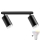Dimbare LED RGBW inbouwspot voor de badkamer TURYN 2xGU10/6,5W/230V 2700-6500K Wi-Fi IP44 zwart