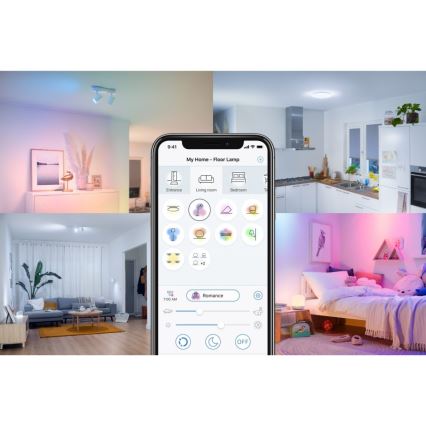 Dimbare LED RGBW Lamp PAR16 GU10/4,7W/230V 2200-6500K CRI 90 Wi-Fi - WiZ