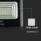 Dimbare LED Solar Schijnwerper LED/40W/10V 4000K IP65 + afstandsbediening