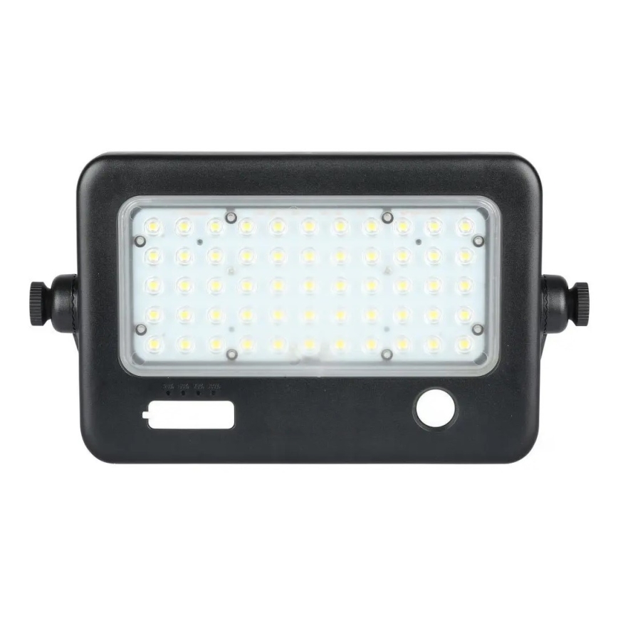 Dimbare LED Solar Schijnwerper met Sensor LED/10W/3,7V 4000K IP65 + USB poort