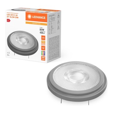 Dimbare LED-spot AR111 G53/7,2W/12V 1800-2700K 24° CRI 90 - Ledvance