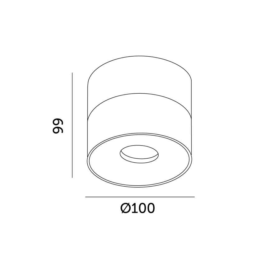 Dimbare LED Spot LAHTI LED/13,5W/230V 3000K CRI 90 wit
