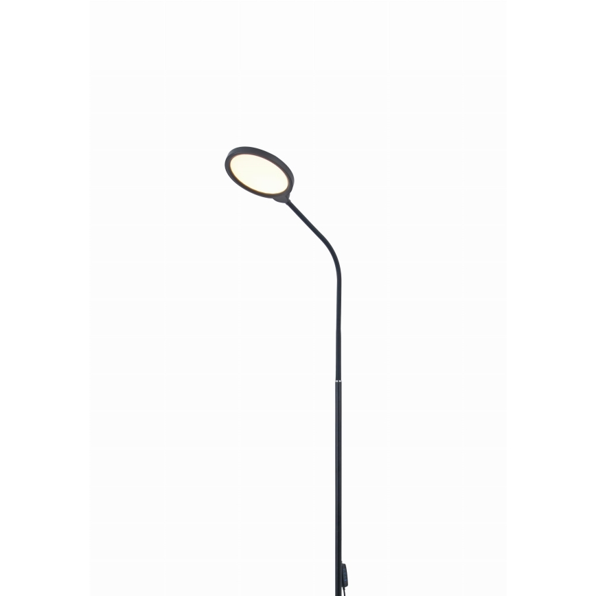 Dimbare LED Staande lamp 2in1 LED/10W/230V 3000-4500-6500K zwart