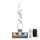 Dimbare LED Staande lamp LED/80W/230V 3000-6500K + afstandsbediening