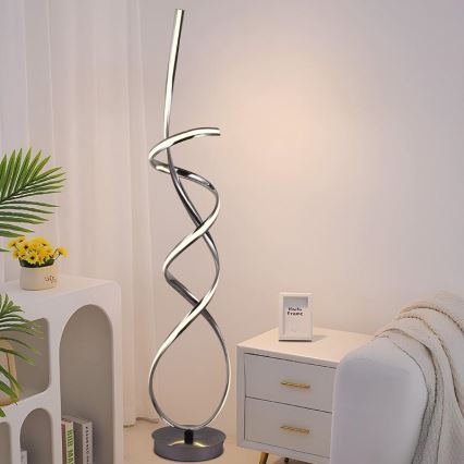 Dimbare LED Staande lamp LED/80W/230V 3000-6500K + afstandsbediening