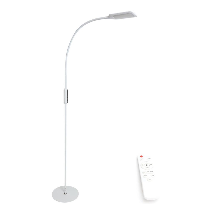 Dimbare LED Staande lamp LED/9W/230V 3000-6500K wit + afstandsbediening