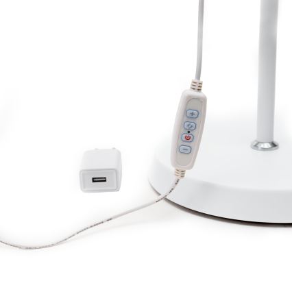 Dimbare LED Staande lamp SIGNUS LED/10W/230V 3000/4500/6500K wit